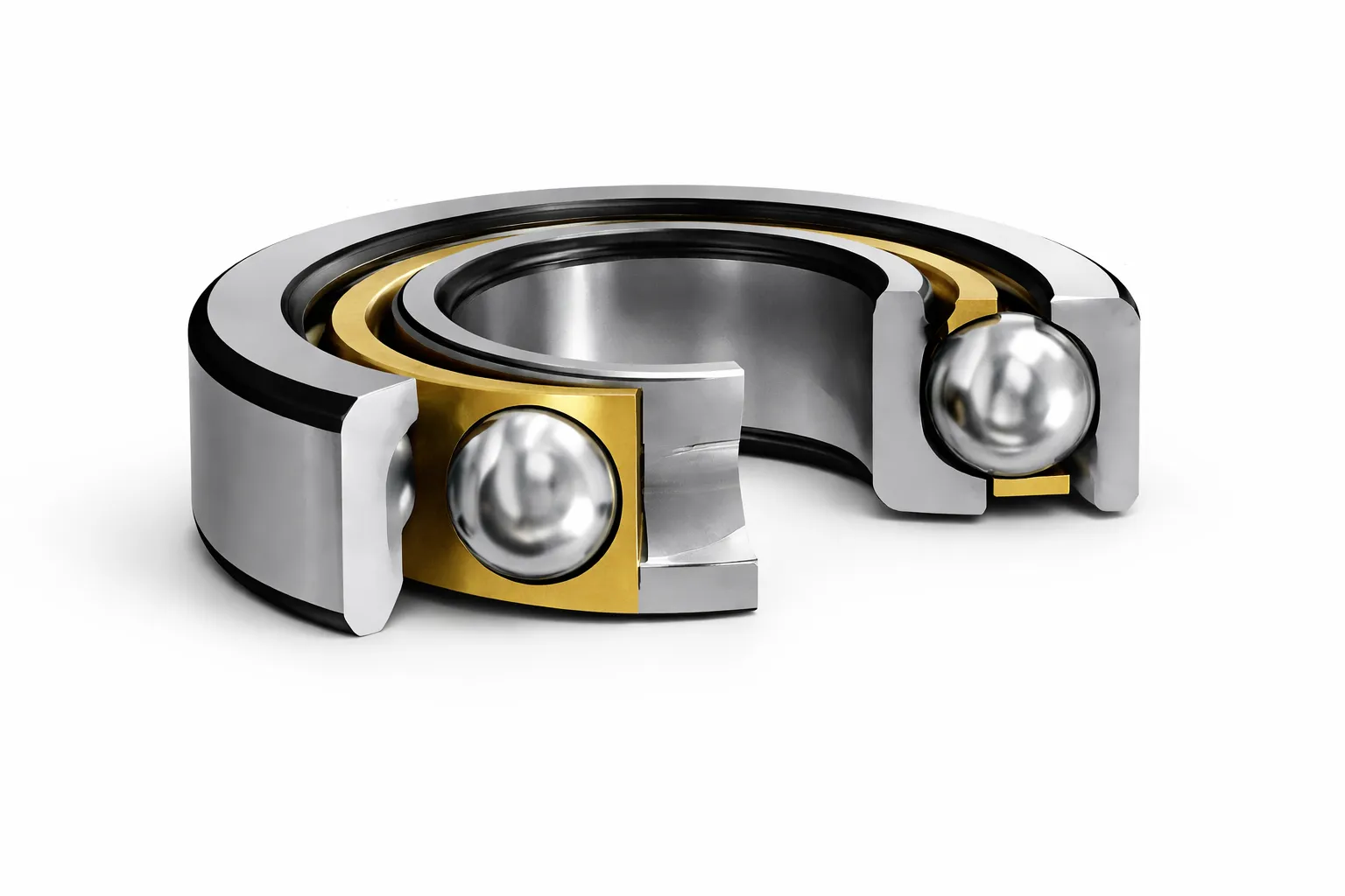 Single Row Angular Contact Ball Bearings