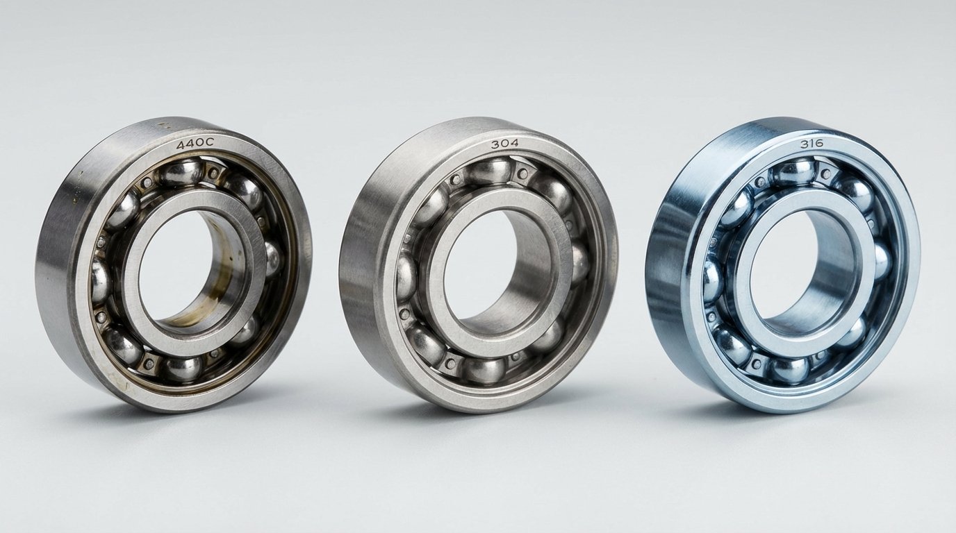 What is the difference between 440C and 316 stainless steel?