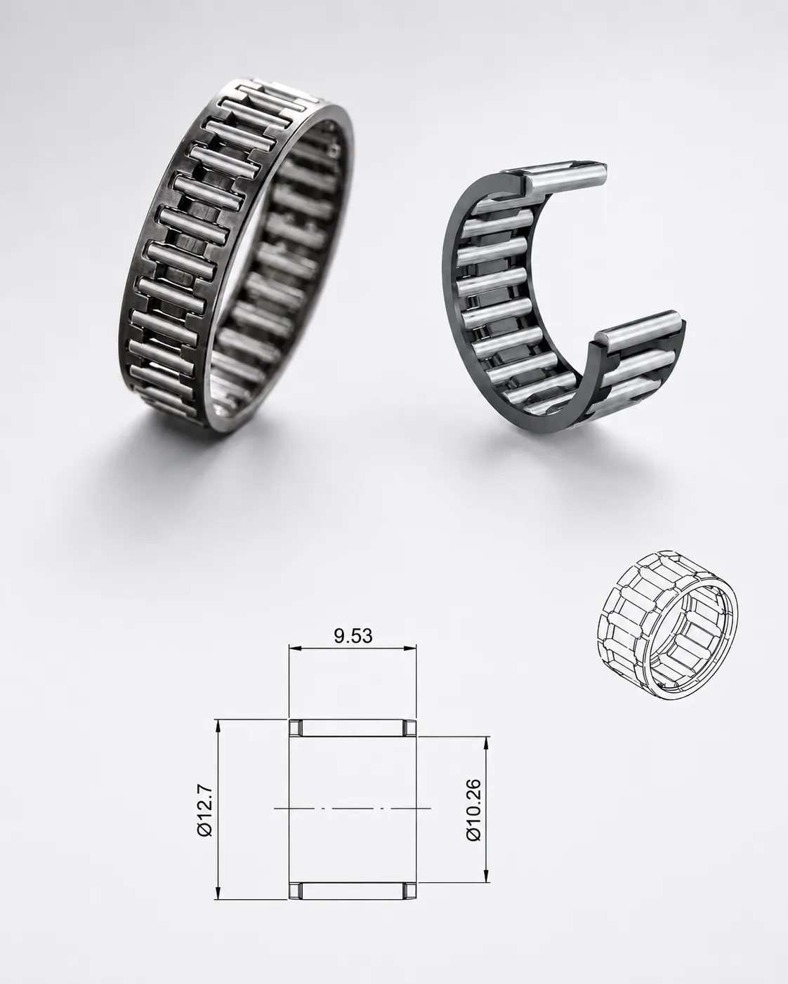 Needle Roller and Cage Assembly Structure