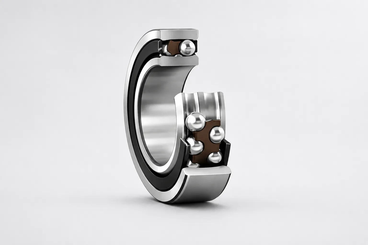 Self-Aligning Ball Bearing Structure Diagram