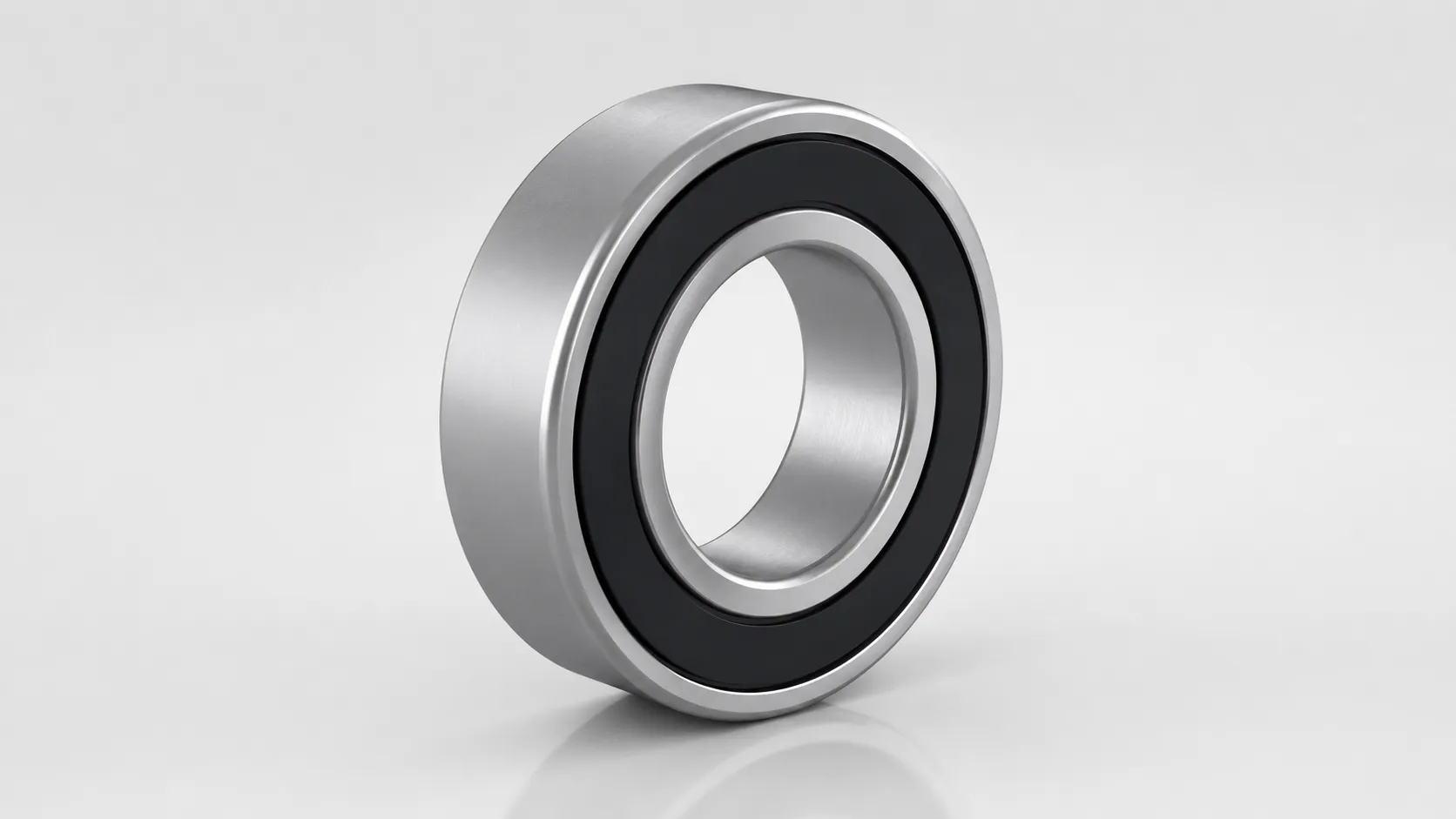 2RS deep groove ball bearing dimensions d D B