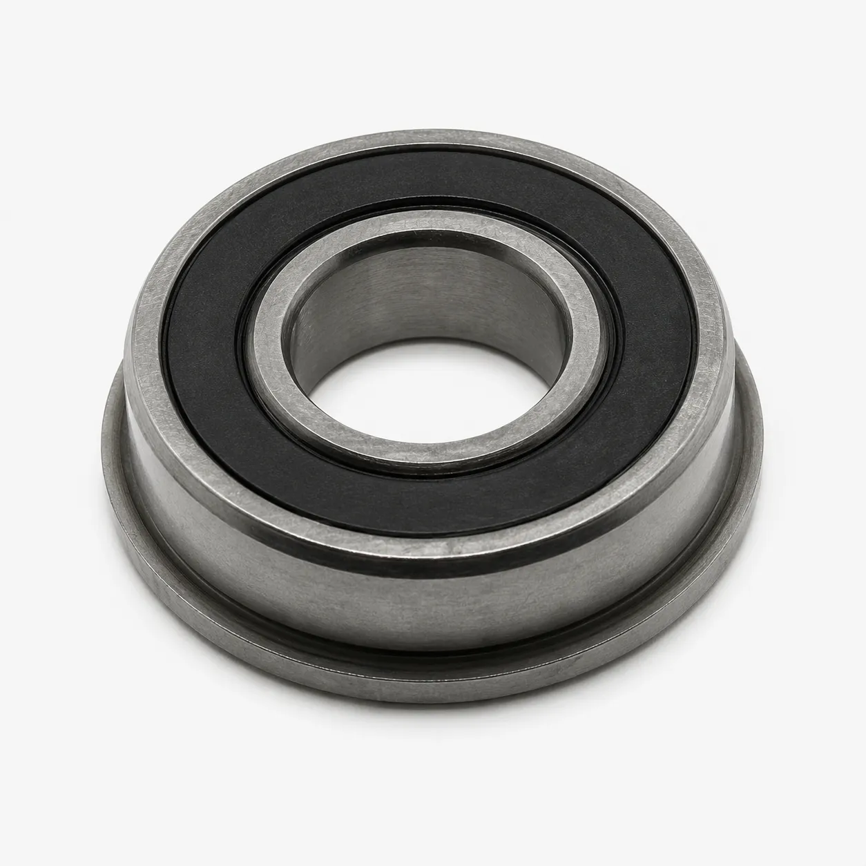 2RS flanged deep groove ball bearing
