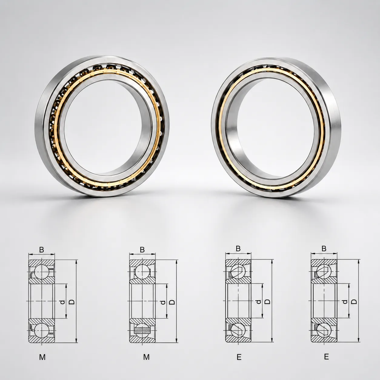 718 719 Series High-Speed Angular Contact Ball Bearings