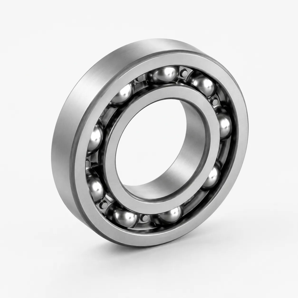 CAD drawing of high speed ball bearing dimensions