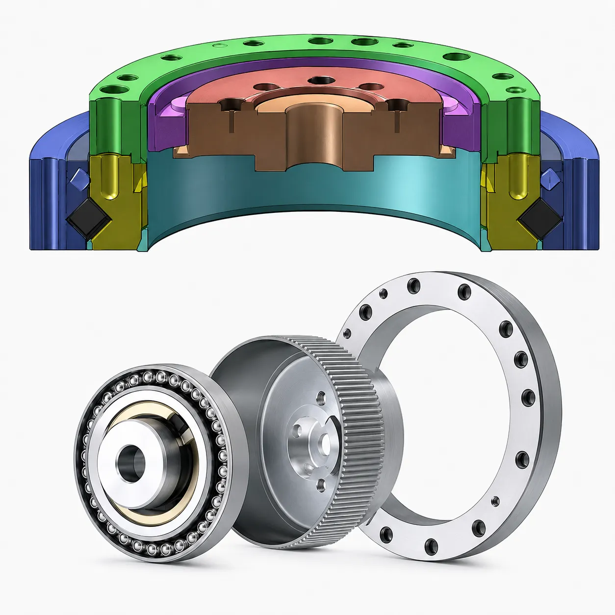 Limited radial space