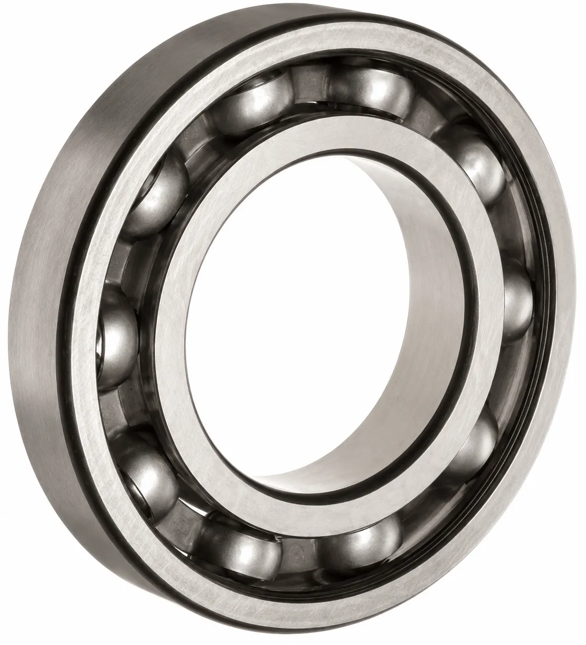 Open Deep Groove Ball Bearing Structure