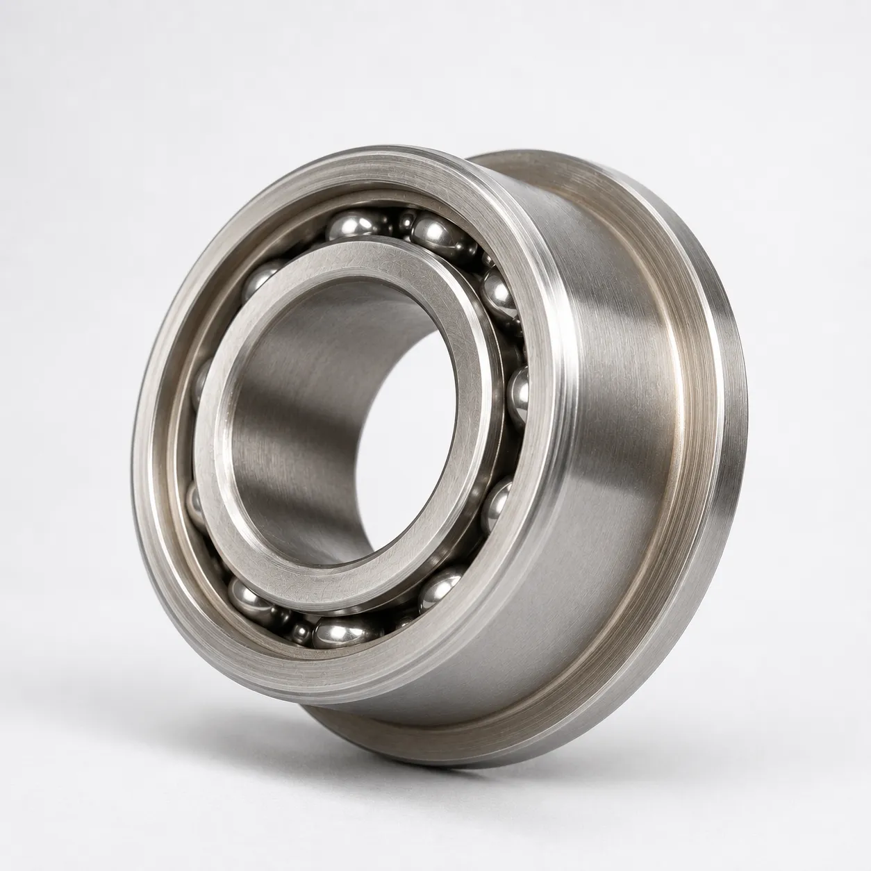 flanged bearing outer ring structure